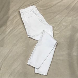 LOFT White Skinny Jeans